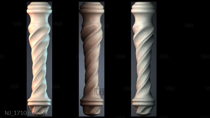 NJ_1710 3d stl модель для ЧПУ