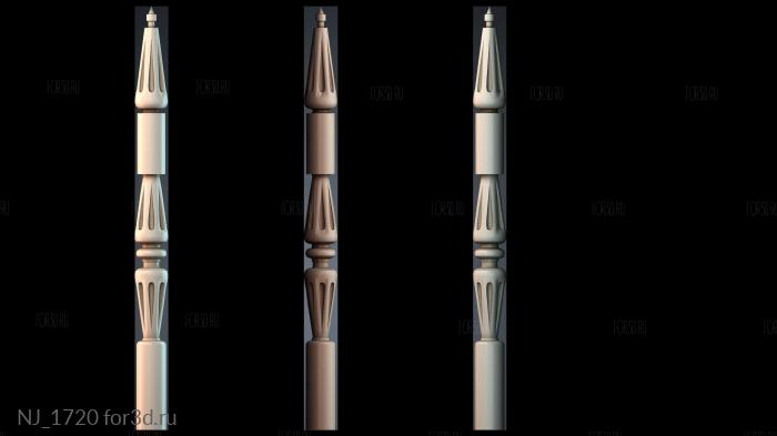 NJ_1720 3d stl модель для ЧПУ