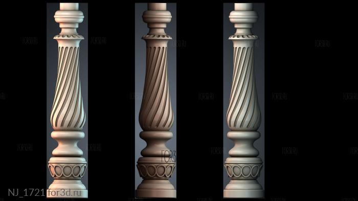 NJ_1721 3d stl модель для ЧПУ