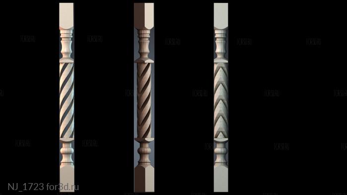 NJ_1723 3d stl модель для ЧПУ