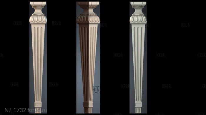 NJ_1732 3d stl модель для ЧПУ