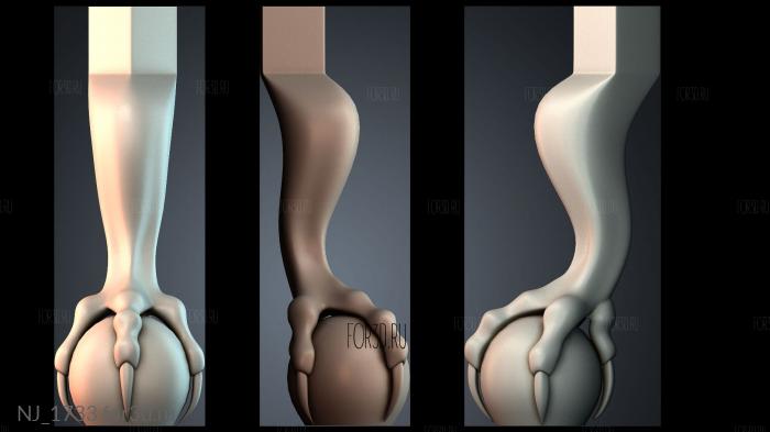 NJ_1733 3d stl модель для ЧПУ