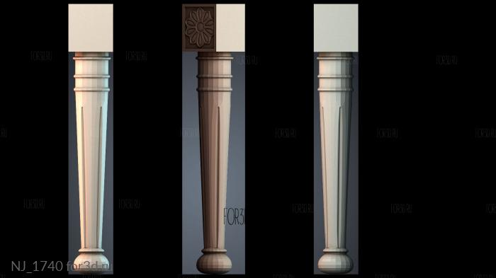 NJ_1740 3d stl модель для ЧПУ