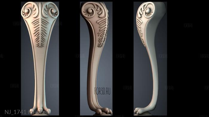NJ_1741 3d stl модель для ЧПУ