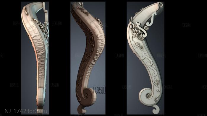 NJ_1742 3d stl модель для ЧПУ