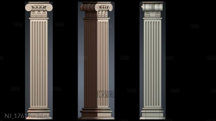 NJ_1761 3d stl модель для ЧПУ