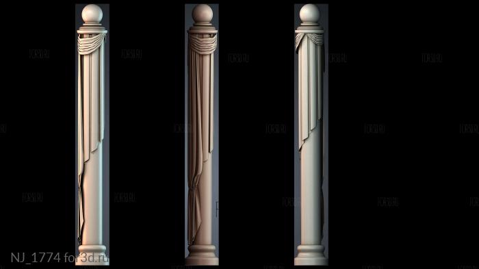 NJ_1774 3d stl модель для ЧПУ