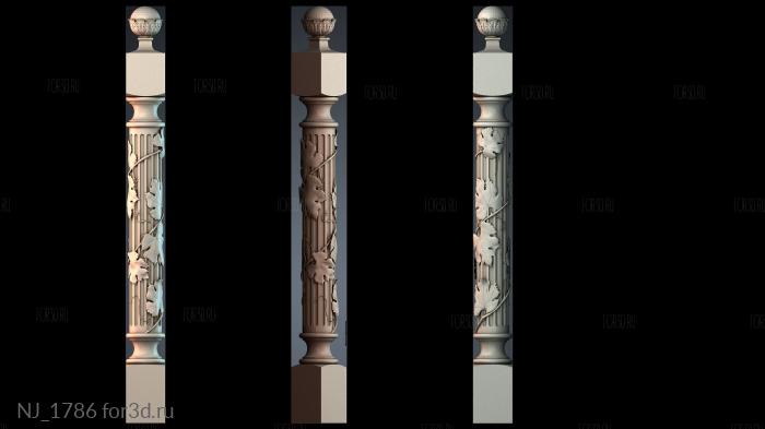 NJ_1786 3d stl модель для ЧПУ