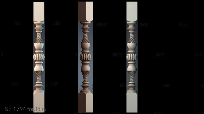 NJ_1794 3d stl модель для ЧПУ