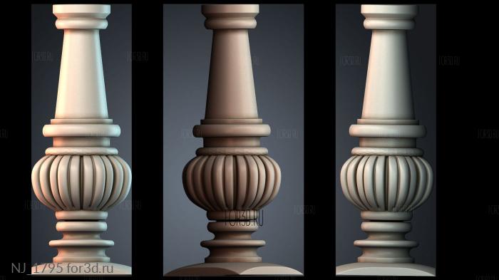 NJ_1795 3d stl модель для ЧПУ