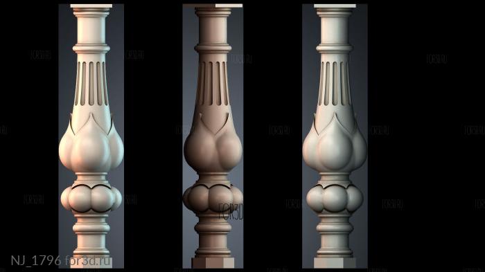 NJ_1796 3d stl for CNC