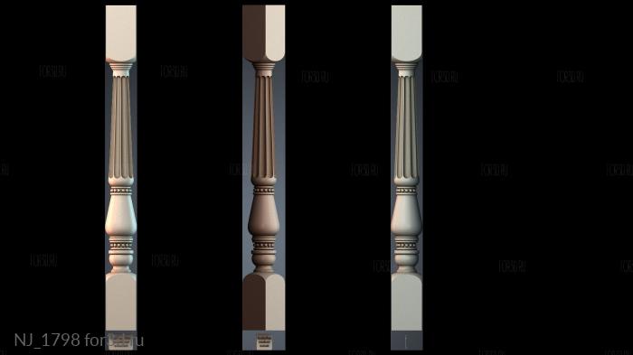 NJ_1798 3d stl for CNC
