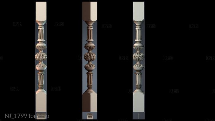 NJ_1799 3d stl for CNC