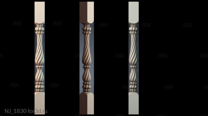 NJ_1830 3d stl модель для ЧПУ