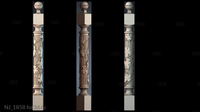 NJ_1858 3d stl модель для ЧПУ