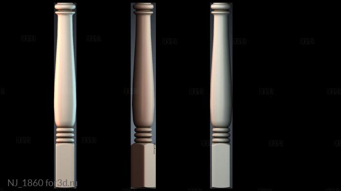 NJ_1860 3d stl модель для ЧПУ