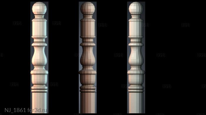 NJ_1861 3d stl модель для ЧПУ
