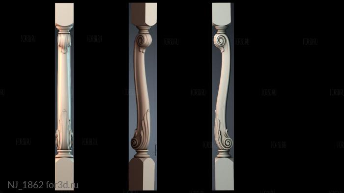 NJ_1862 3d stl модель для ЧПУ