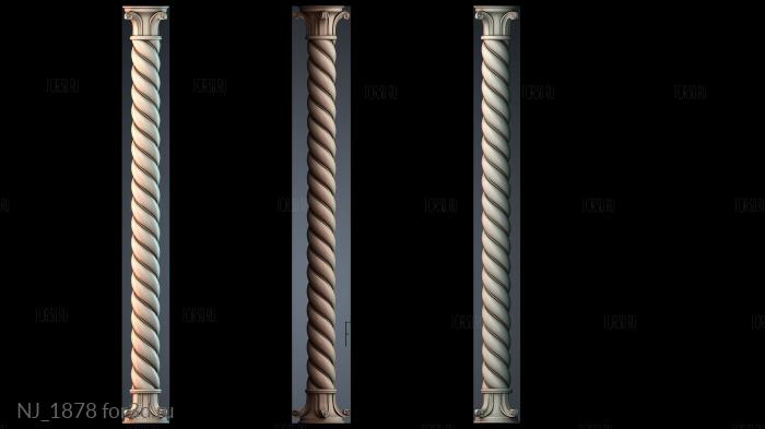 NJ_1878 3d stl модель для ЧПУ