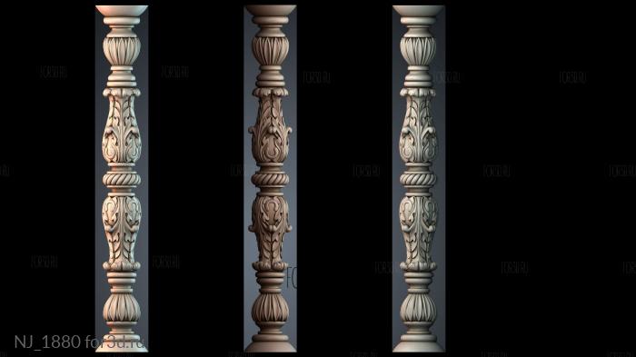 NJ_1880 3d stl модель для ЧПУ