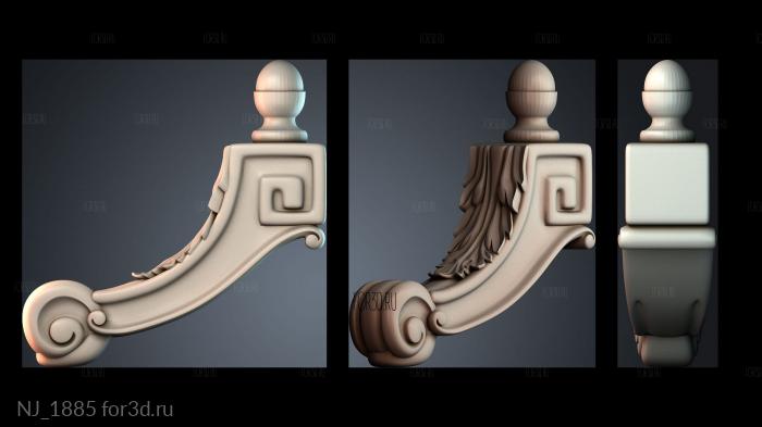 NJ_1885 3d stl модель для ЧПУ