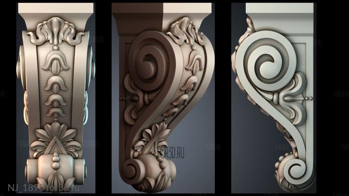 NJ_1895 3d stl модель для ЧПУ