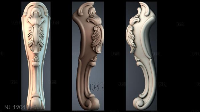 NJ_1904 3d stl модель для ЧПУ