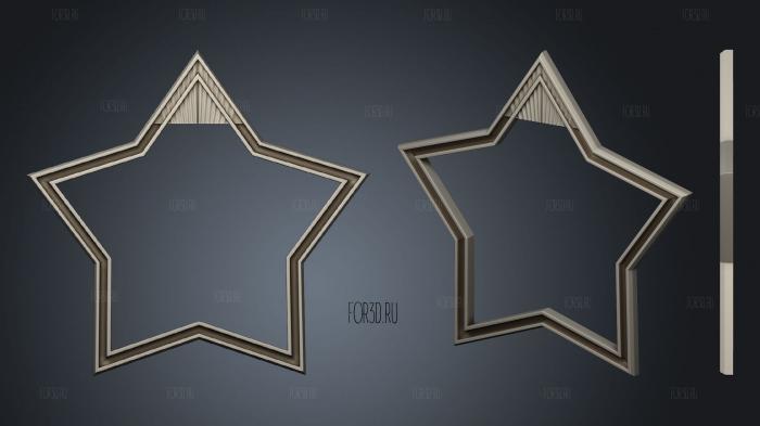 Орден Звезда 3d stl модель для ЧПУ