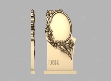 Памятник с цветами 3d stl модель для ЧПУ