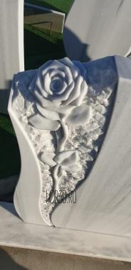 Памятник с цветком 3d stl модель для ЧПУ