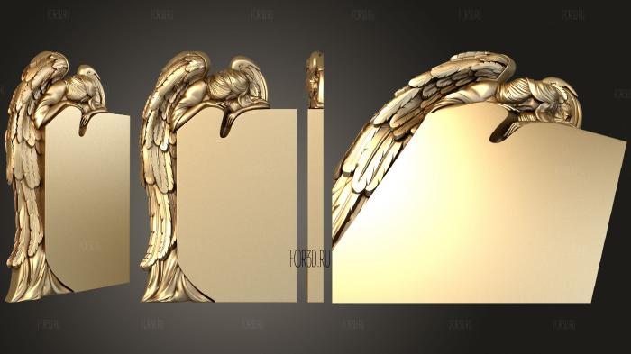 Скорбящий ангел 3d stl модель для ЧПУ