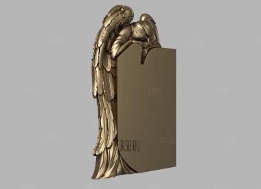 Скорбящий ангел 3d stl модель для ЧПУ