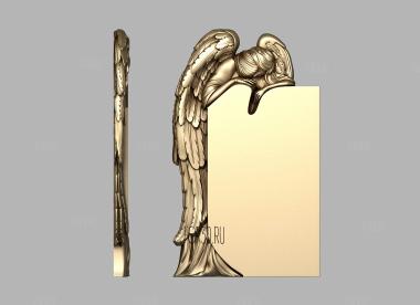 Скорбящий ангел 3d stl модель для ЧПУ