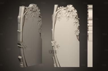 Памятник с кленом 3d stl модель для ЧПУ