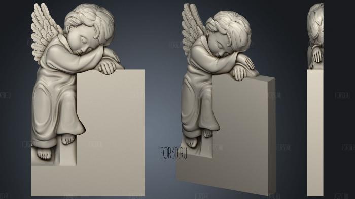 Monument to the Little Angel stl model for CNC