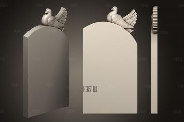 Памятник Голубь 3d stl модель для ЧПУ
