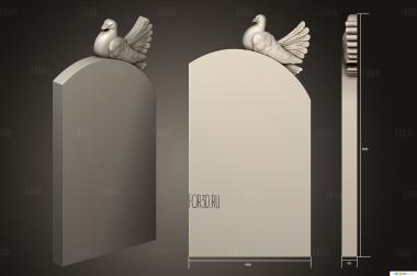 Памятник Голубь 3d stl модель для ЧПУ