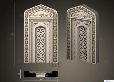Памятник мусульманский версия1 3d stl модель для ЧПУ