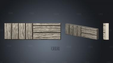 Wood floor.2x1.b.internal.ckit stl model for CNC
