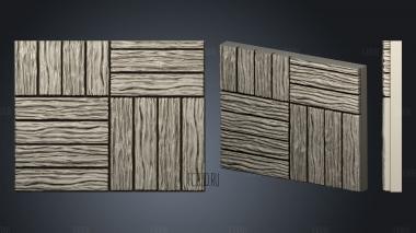 Wood floor.2x2.a.internal.ckit stl model for CNC