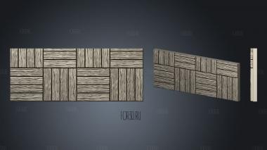 Wood floor.4x2.a.internal.ckit stl model for CNC