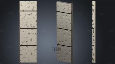 Cut stone wall.floor.inch.1x4 stl model for CNC