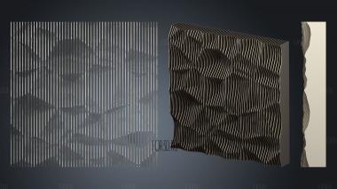 Parametric Walls 002 stl model for CNC