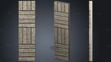 Wood floor.1x4.a.internal.ckit stl model for CNC