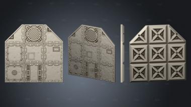 Citybuilders Parts 2x3 killzone w octagon extension stl model for CNC