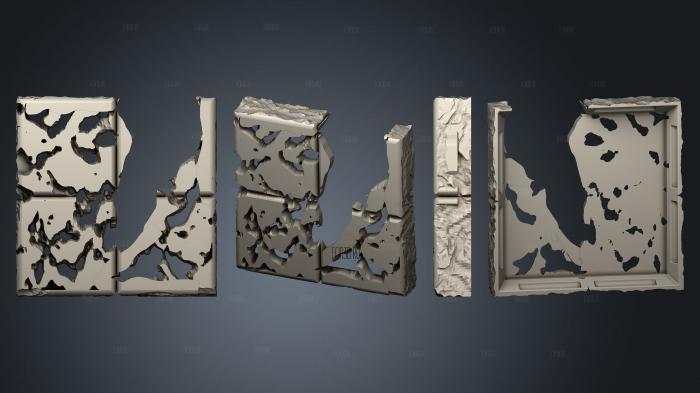 hy ground 1crown s lava crust falls 3d stl for CNC