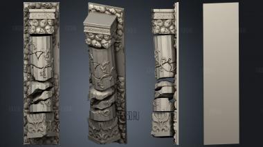 Kingdom Death Terrain V2 Toppled Pillar 1 stl model for CNC