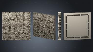 Природная Напольная плитка Meadows Tile 4x4 A 3d stl модель для ЧПУ