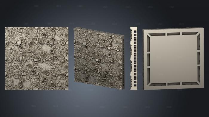 Природная Напольная плитка Meadows Tile 4x4 B 3d stl модель для ЧПУ