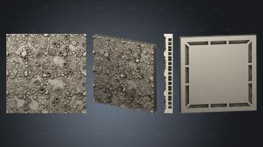 Природная Напольная плитка Meadows Tile 4x4 B 3d stl модель для ЧПУ